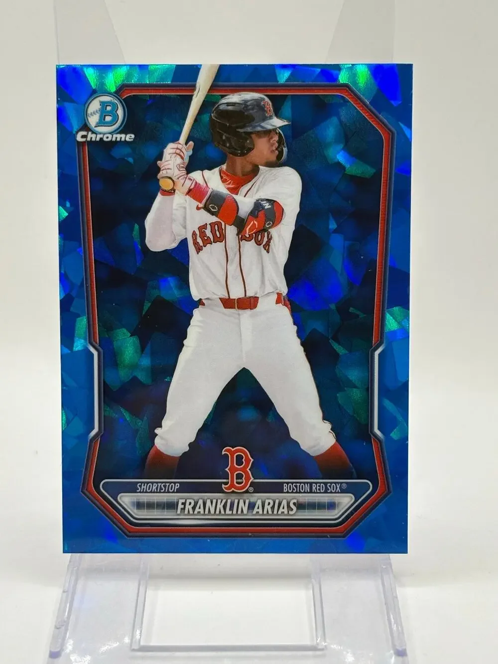 2026 Bowman Sapphire Franklin Arias Chrome Prospects #BCP-27 Boston Red Sox